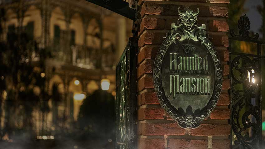 Behind the Attraction Haunted Mansion