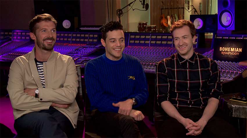 Bohemian Rhapsody Rami Malek Gwilym Lee Joe Mazzello