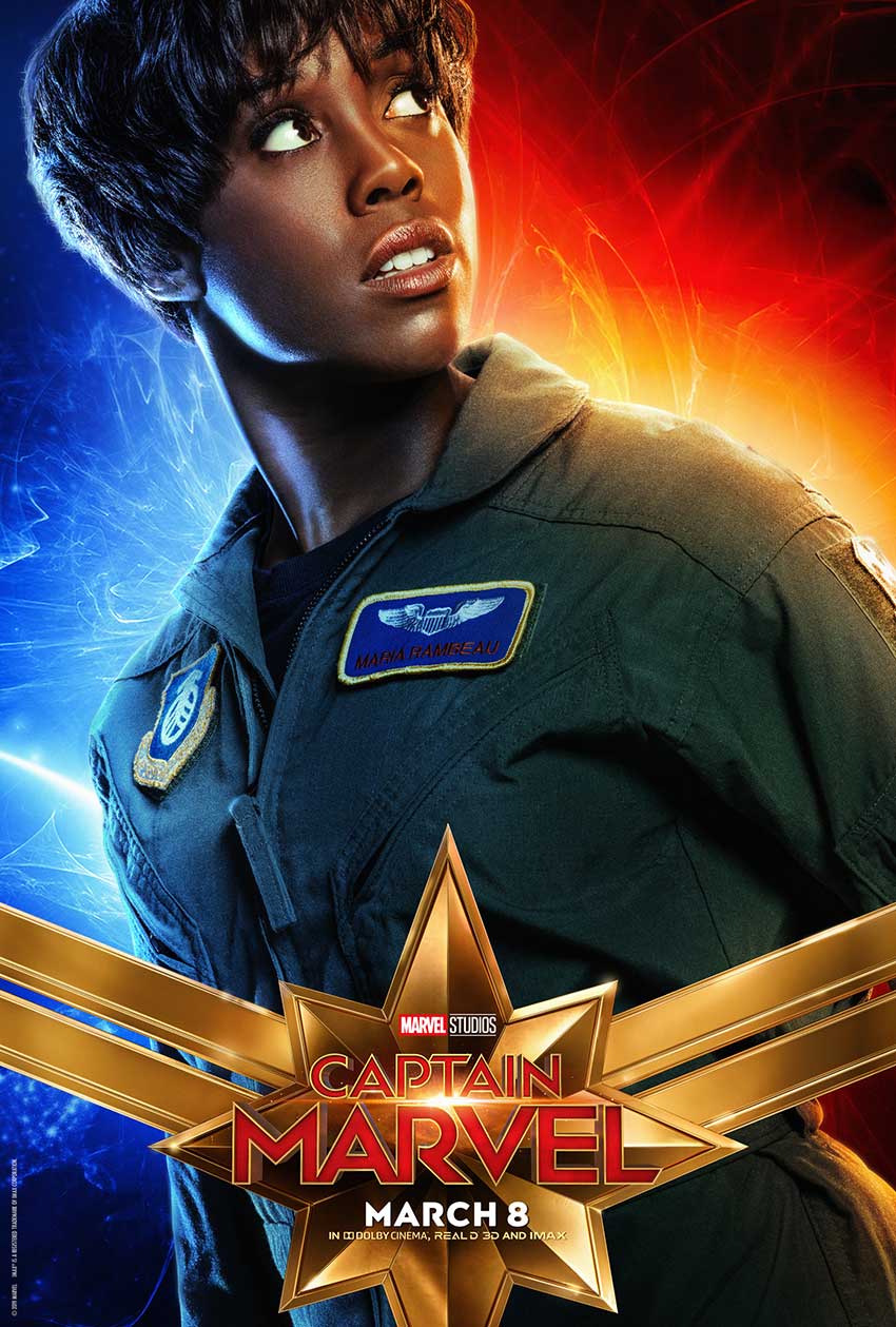 Captain Marvel Lashana Lynch poster