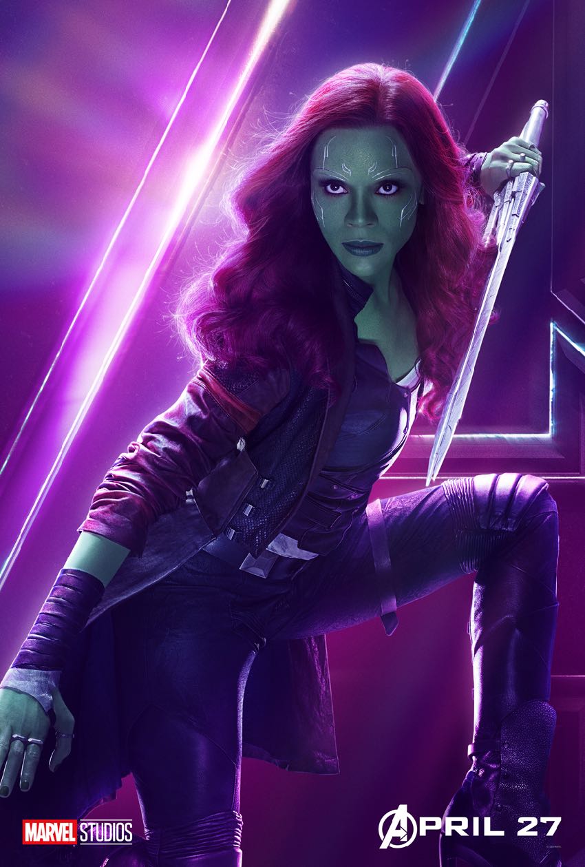Avengers Infinity War Character Gamora