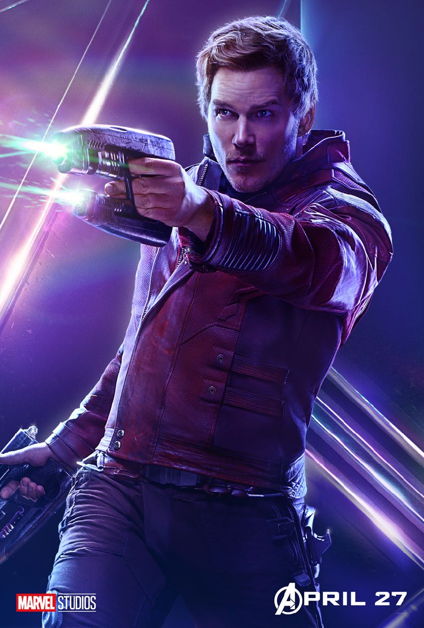 Avengers Infinity War Character Star Lord