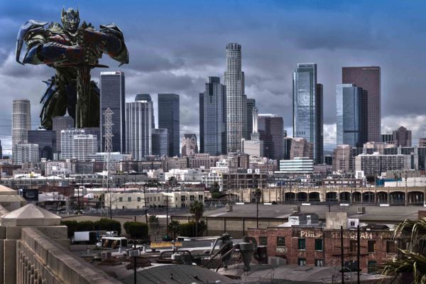 Los Angeles Skyline op