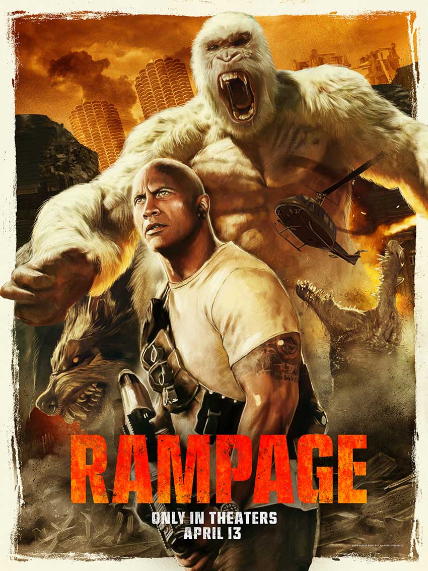 Davies Rampage Final Monster Poster