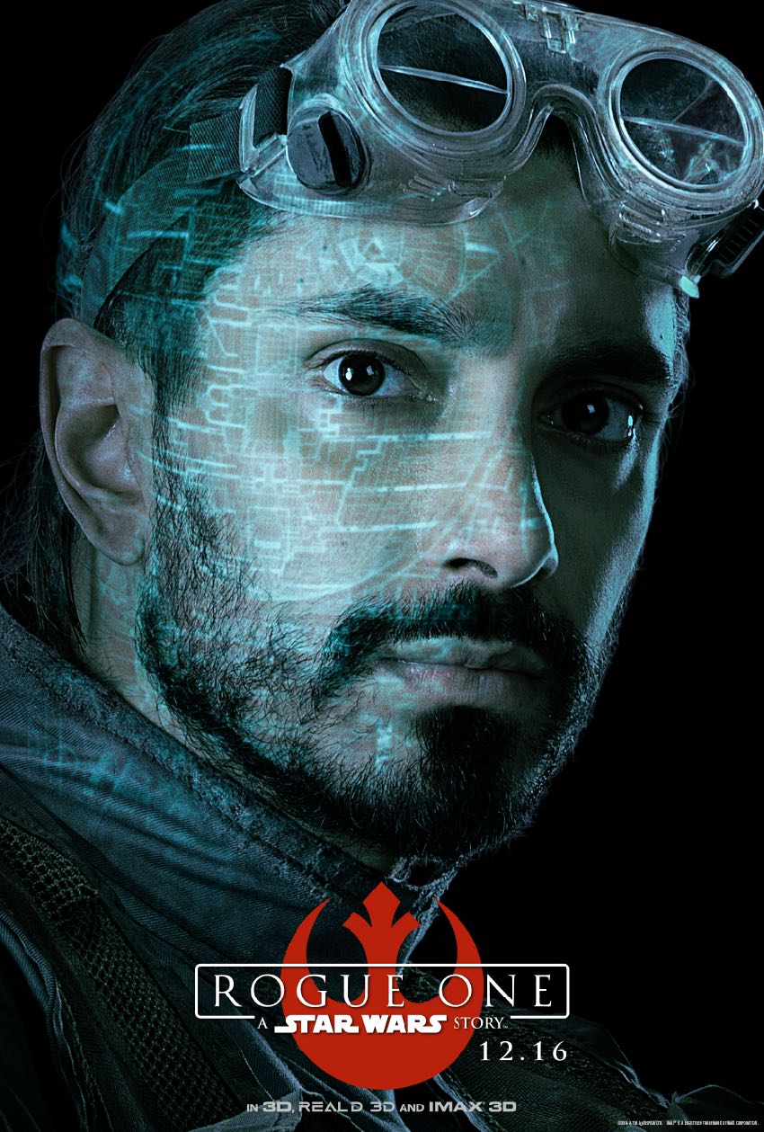 Star Wars Rogue One Character Posters Bodhi Riz ahmed