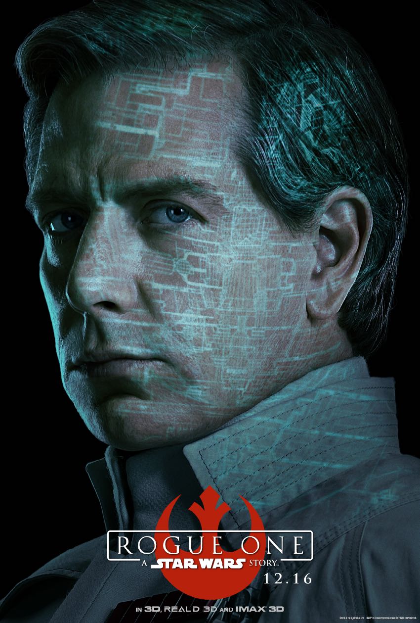 Star Wars Rogue One Character Posters Director Krennic