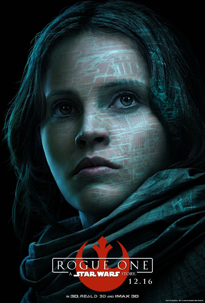Star Wars Rogue One Character Posters JynErso