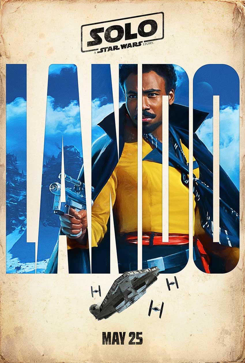 Solo Star Wars Story Posters LandoCalrissian