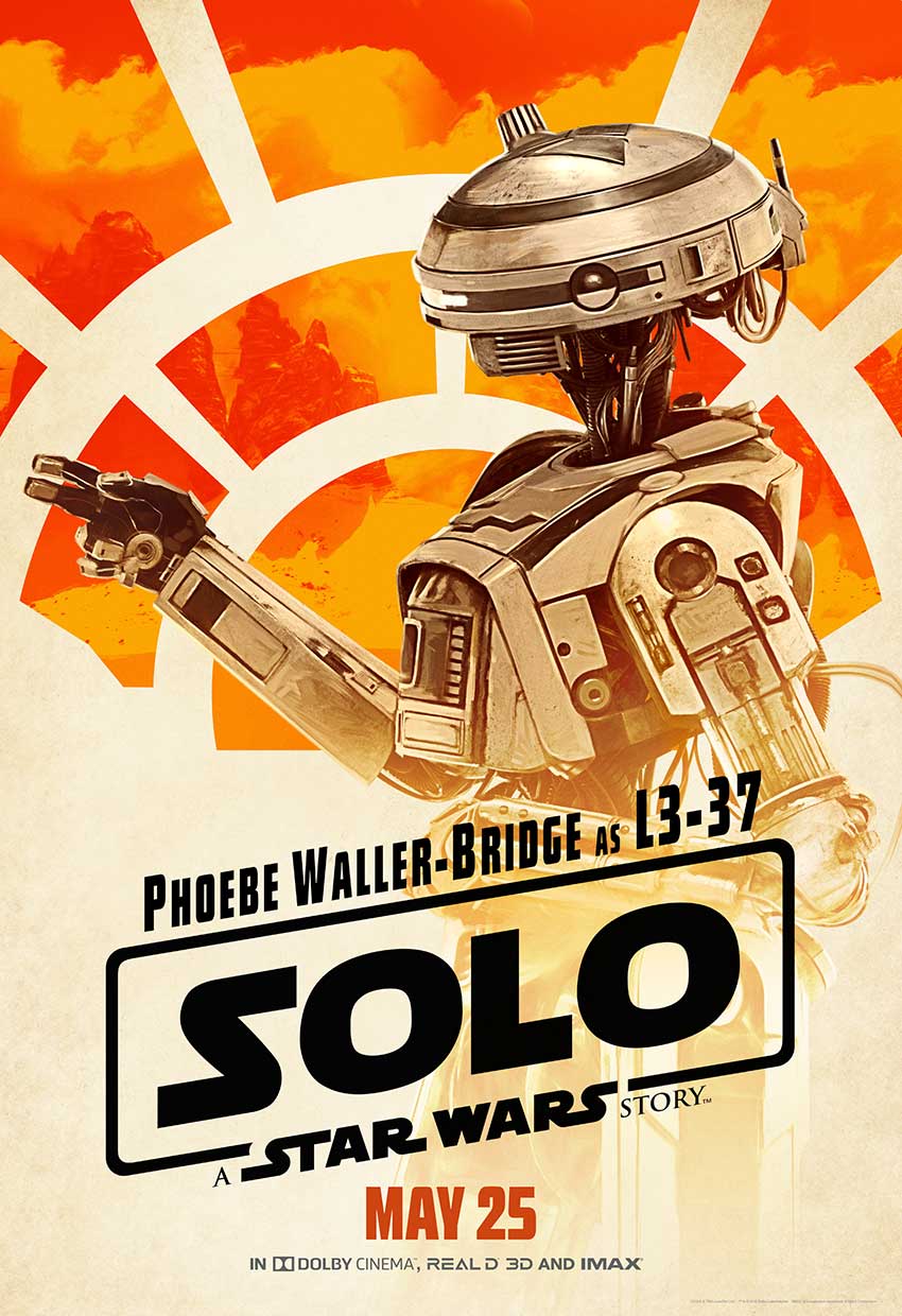 Solo L337 Star Wars movie poster