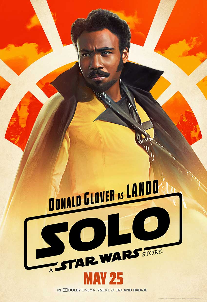 Solo Lando Star Wars movie poster
