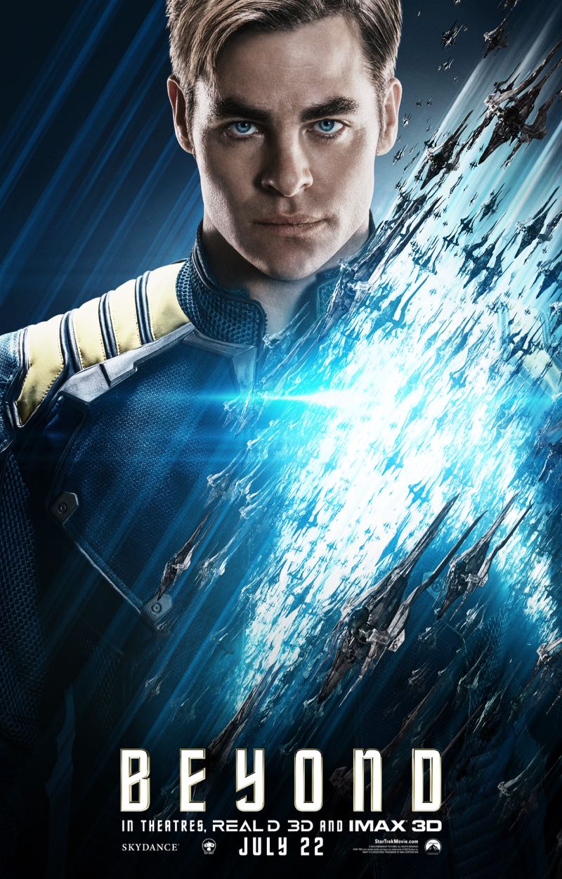 Star Trek Beyond New Posters Kirk Chris Pine