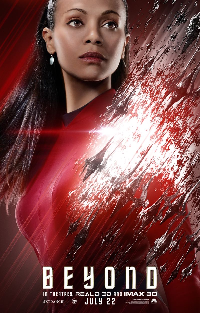 Star Trek Beyond New Posters Uhura Zoe Saldana