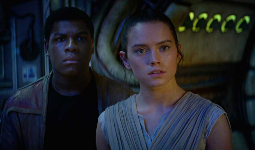 Star Wars: The Force Awakens John Boyega Daisy Ridley