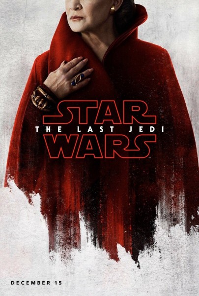 star wars the last jedi poster leia