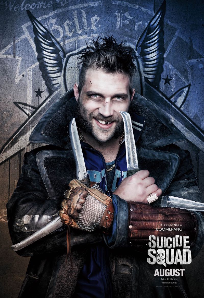 Boomerang Suicide Squad character poster