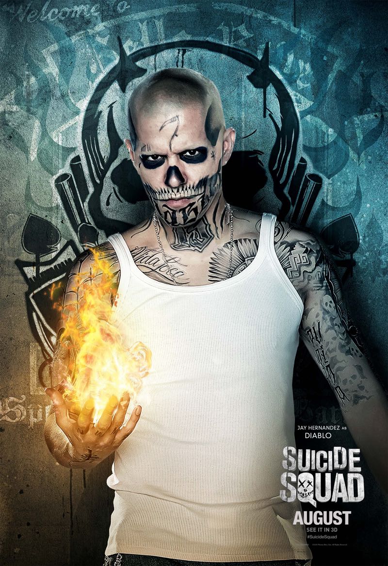 El Diablo Suicide Squad character poster