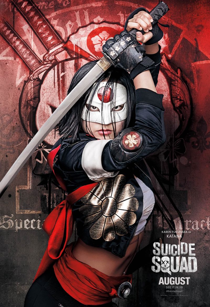 Katana Suicide Squad character poster