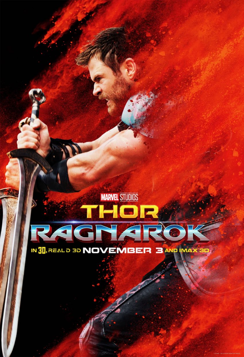 Thor Ragnarok Character Posters Chris Hemsworth