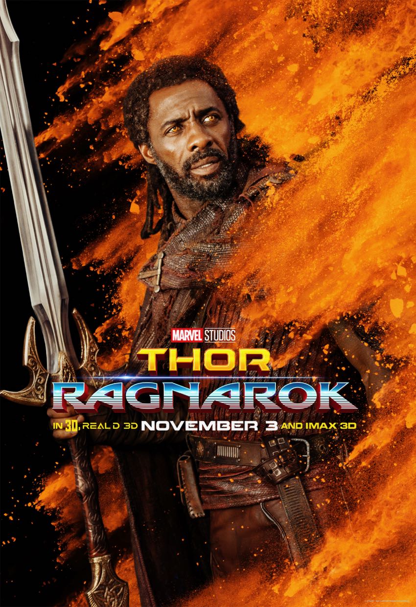 Thor Ragnarok Character Posters Idris Elba