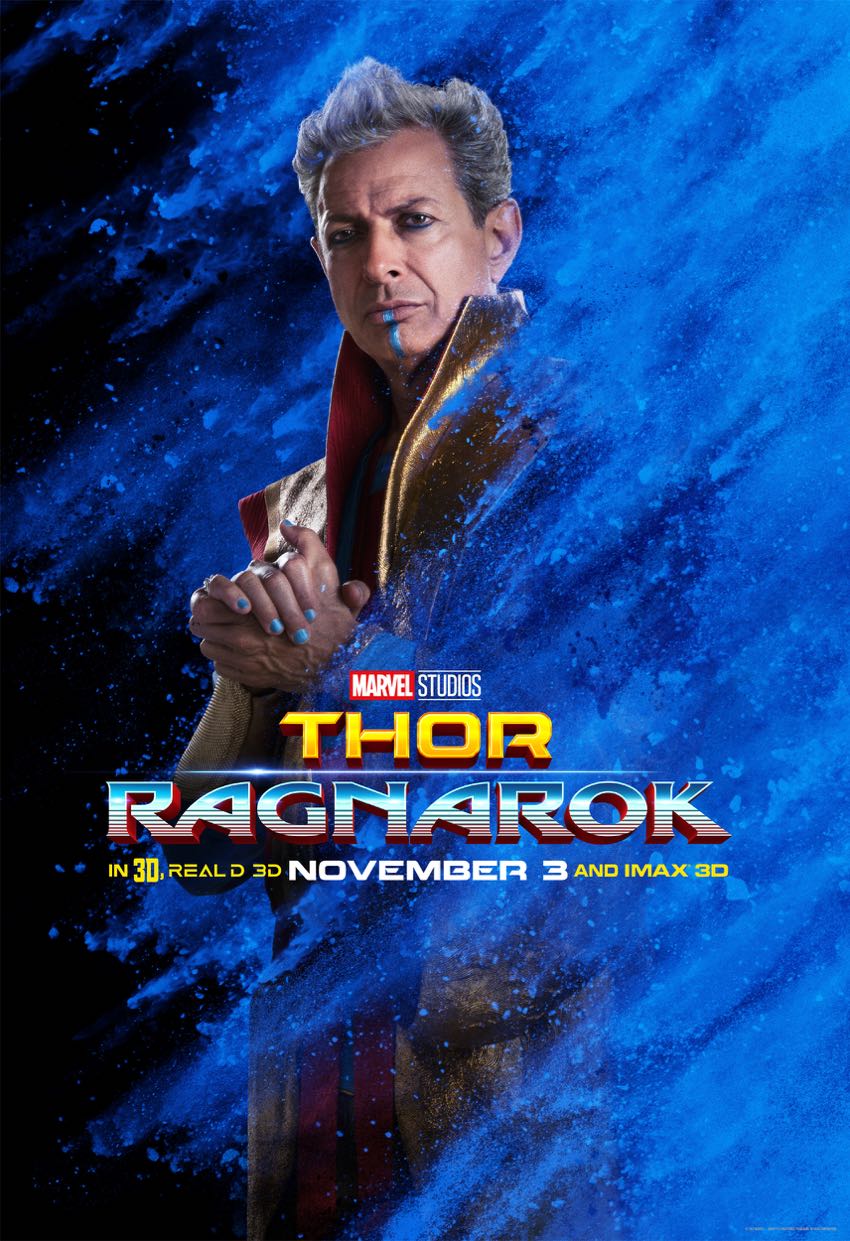 Thor Ragnarok Character Posters Jeff Goldblum