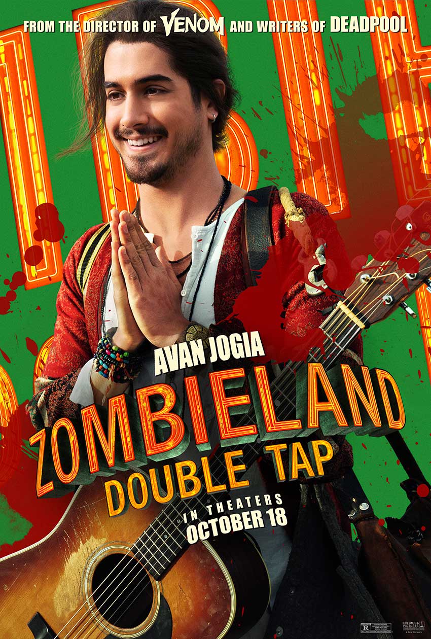 Zombieland Double Tap New Guy movie poster