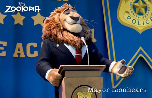 Zootopia movie characters Mayor Leodore