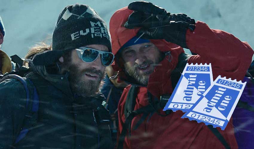 Everest movie Jake Gyllenhaal Jason Clarke giveaway