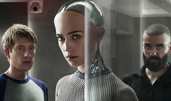 Ex Machina Domnhall Gleeson, Alicia Vikander, Oscar Isaac