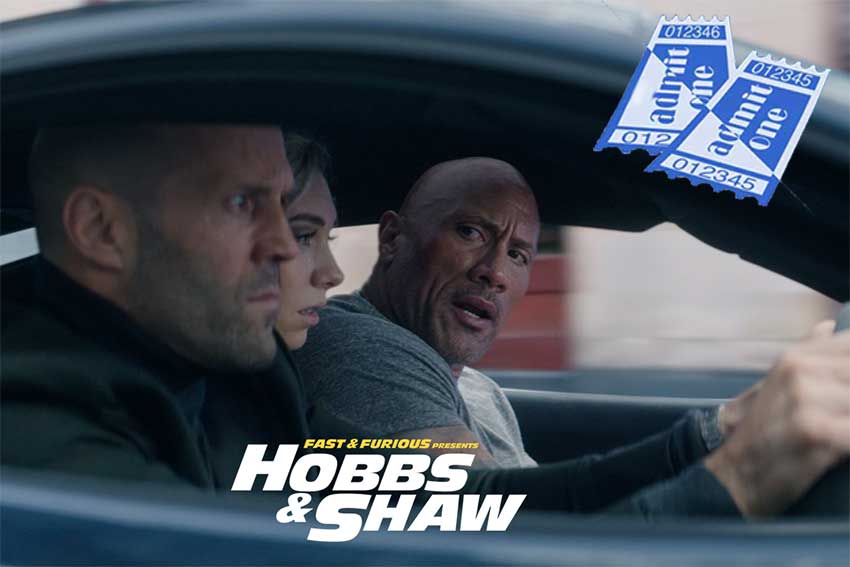 Fast and Furious Hobbs and Shaw 8 city giveaway