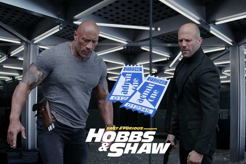 Fast and Furious Hobbs and Shaw giveaway
