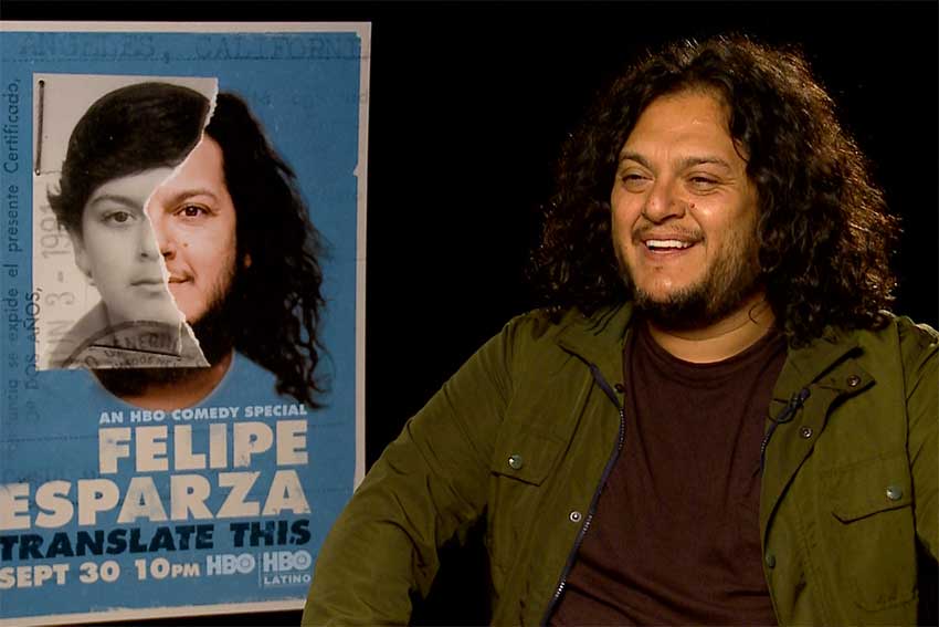 Felipe Esparza HBO Special interview CineMovie