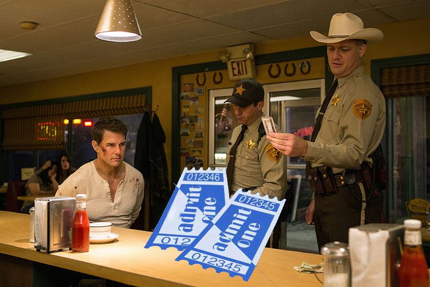 Jack Reacher Never Go Back ticket giveaway Cinemovie