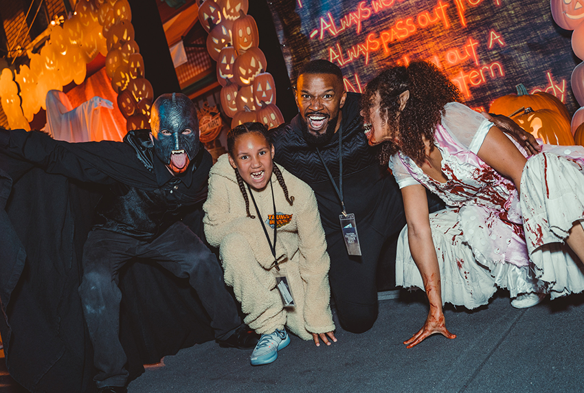 Jamie Foxx celebrated his daughter Annalise’s birthday with a night of frights at 