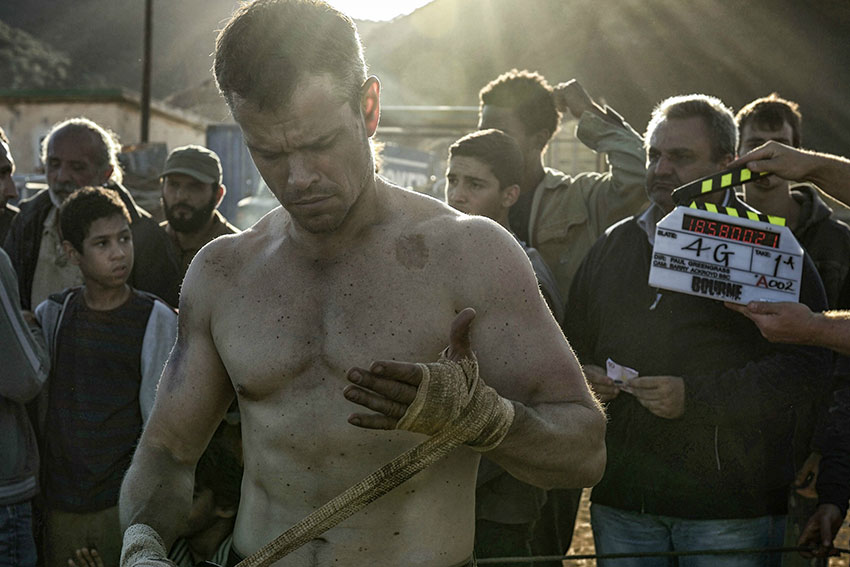 Jason Bourne Matt Damon Boxing style