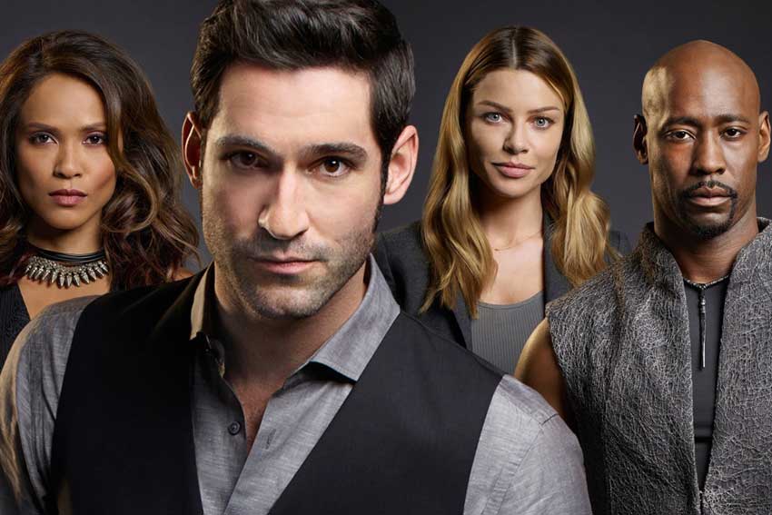 Lucifer Fox TV Tom Ellis, Lauren German, DB Woodside, Lesley-Ann Brandt