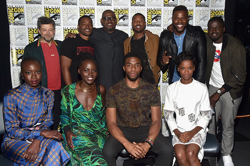 Marvel Black Panther Comic Con Cast