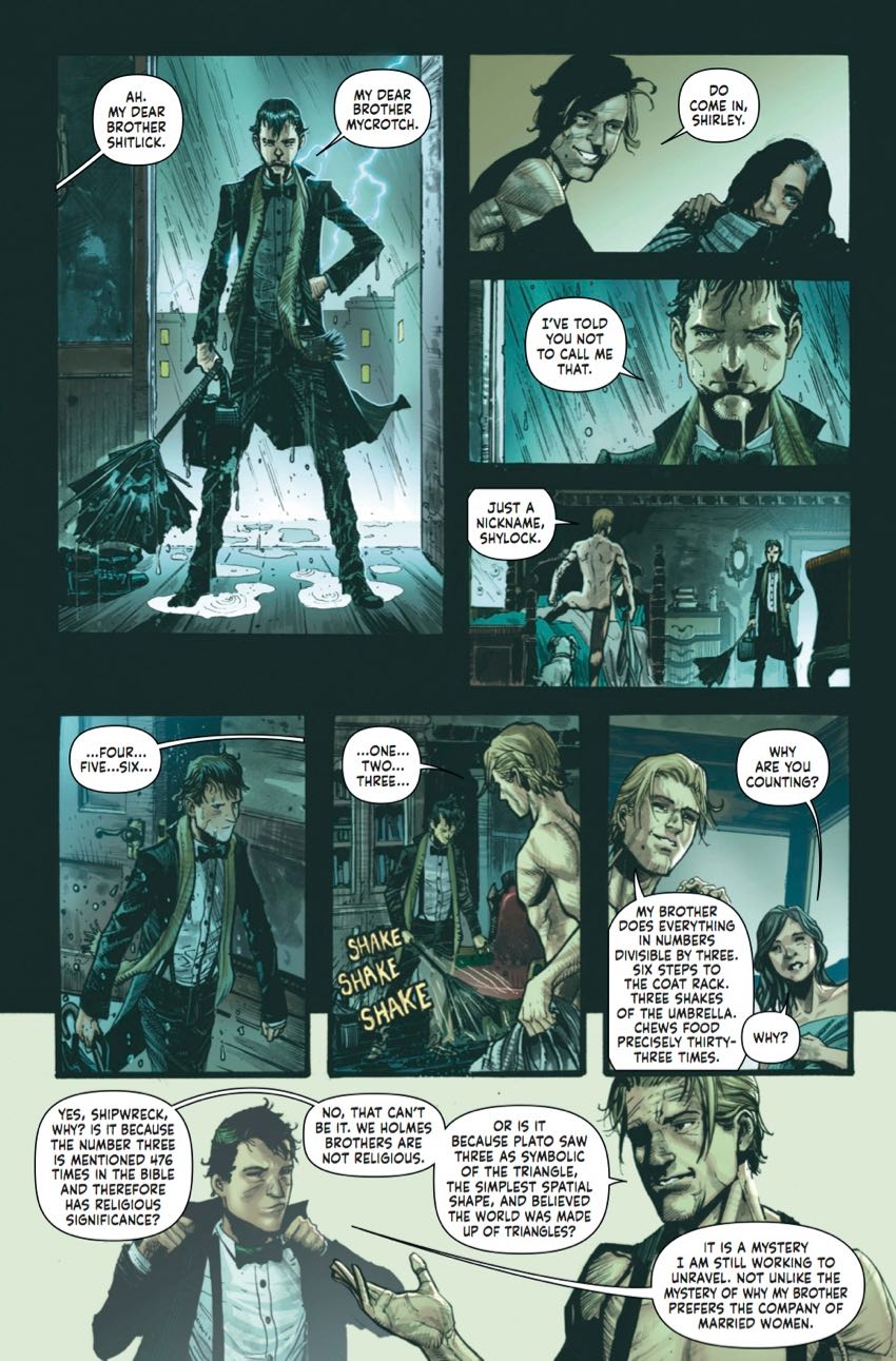 Mycroft Holmes Comic Book 3