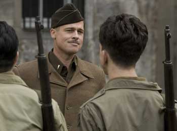 Brad Pitt stars as Lt. Aldo Raine in Inglourious Basterds