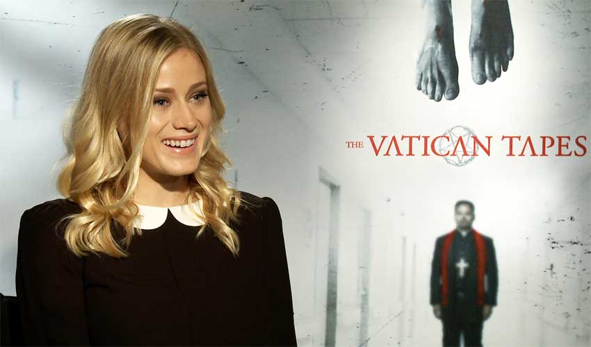 Olivia Taylor Dudley VaticanTapes interview