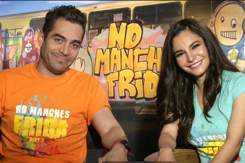 Omar Chaparro and Martha Higareda in NO MANCHES FRIDA 2
