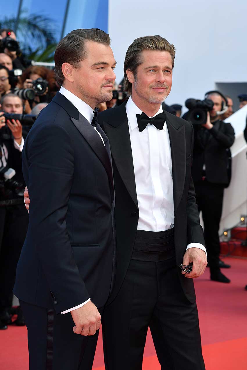 Once Upon A Time in Hollywood Cannes Premiere Leonardo DiCaprio Brad Pitt 2 (Photo Credit: Photo Credit  Olivier Vigerie  Copyright © 2019 CTMG, Inc. All Rights Reserved)