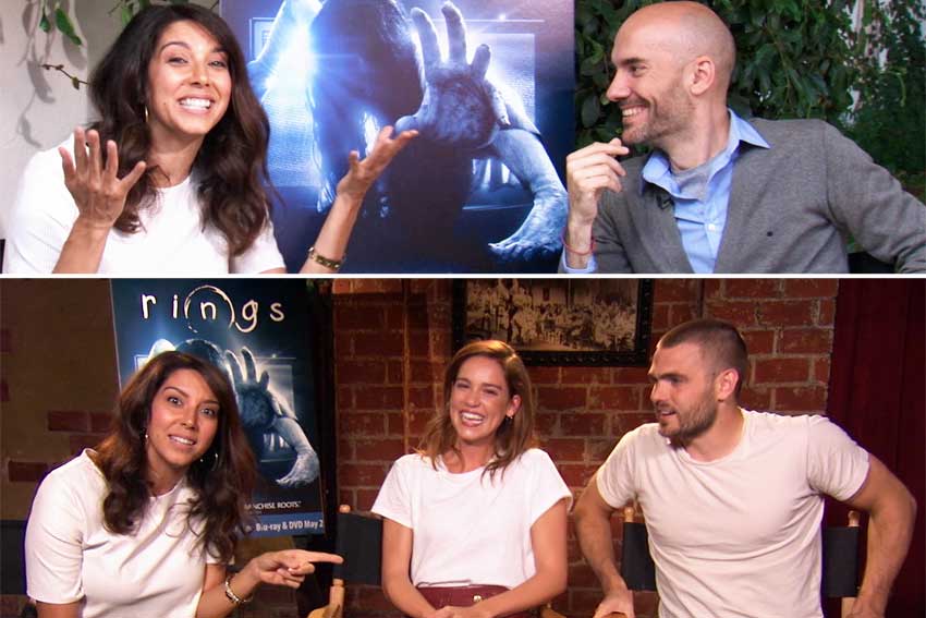 Rings Movie Director Matilda Lutz Alex Roe Viviana Vigil