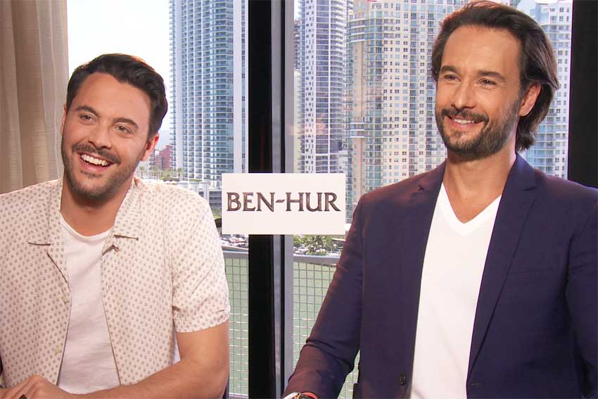 Rodrigo Santoro Jack Huston Ben Hur CineMovie Interview