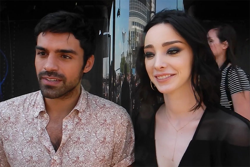 Sean Teale Emma Dumont The Gifted Show interview