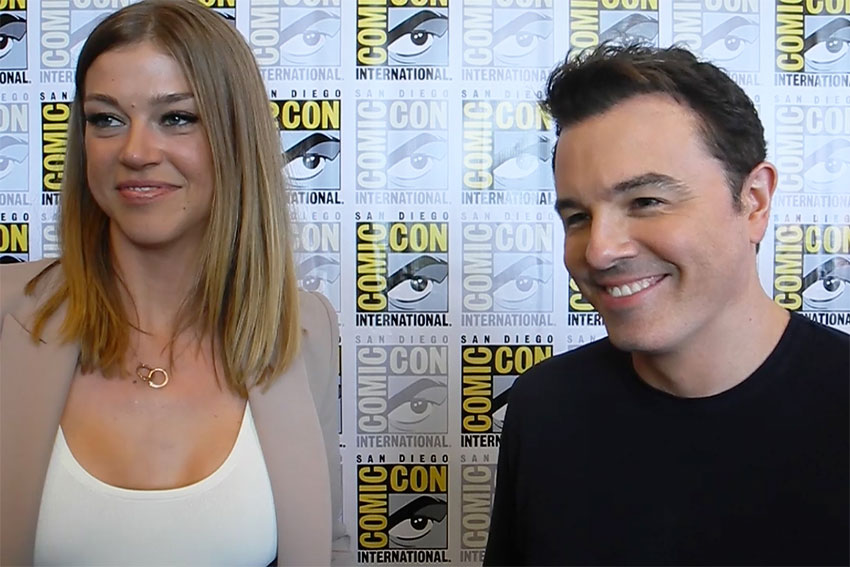 Seth MacFarlane Adrianne Palicki Orville show interview