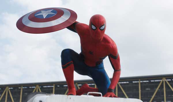 SpiderMan in Captain America Civil War