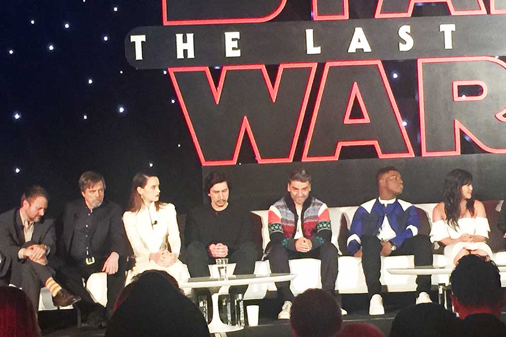 Star Wars The Last Jedi press conference