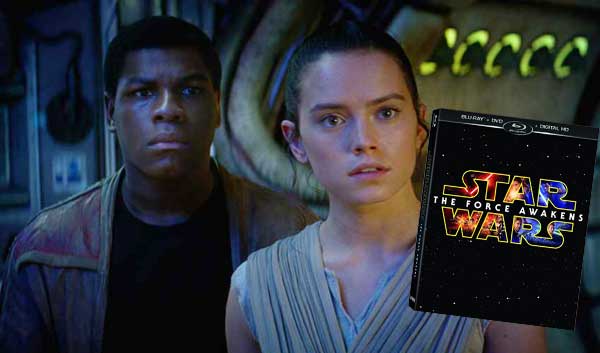 Star Wars Force Awakens John Boyega Daisy Ridley Bluray