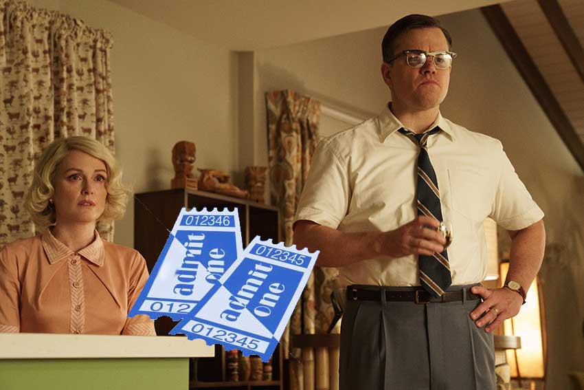 Suburbicon Matt Damon Julianne Moore giveaway