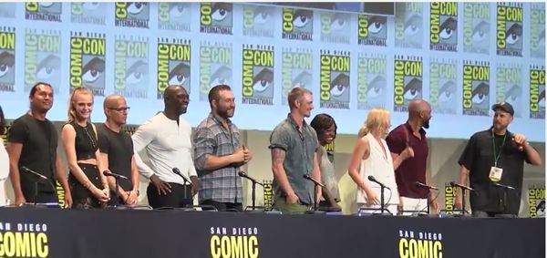 Suicide Squad Comic Con Panel Will Smith, Margot Robbie, Joel Kinnaman, Viola Davis, Jai Courtney, Adewale Akinnuoye-Agbaje 