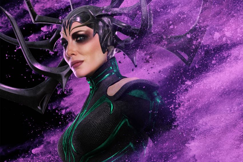 Cate Blanchett as Hela in Thor: Ragnarok